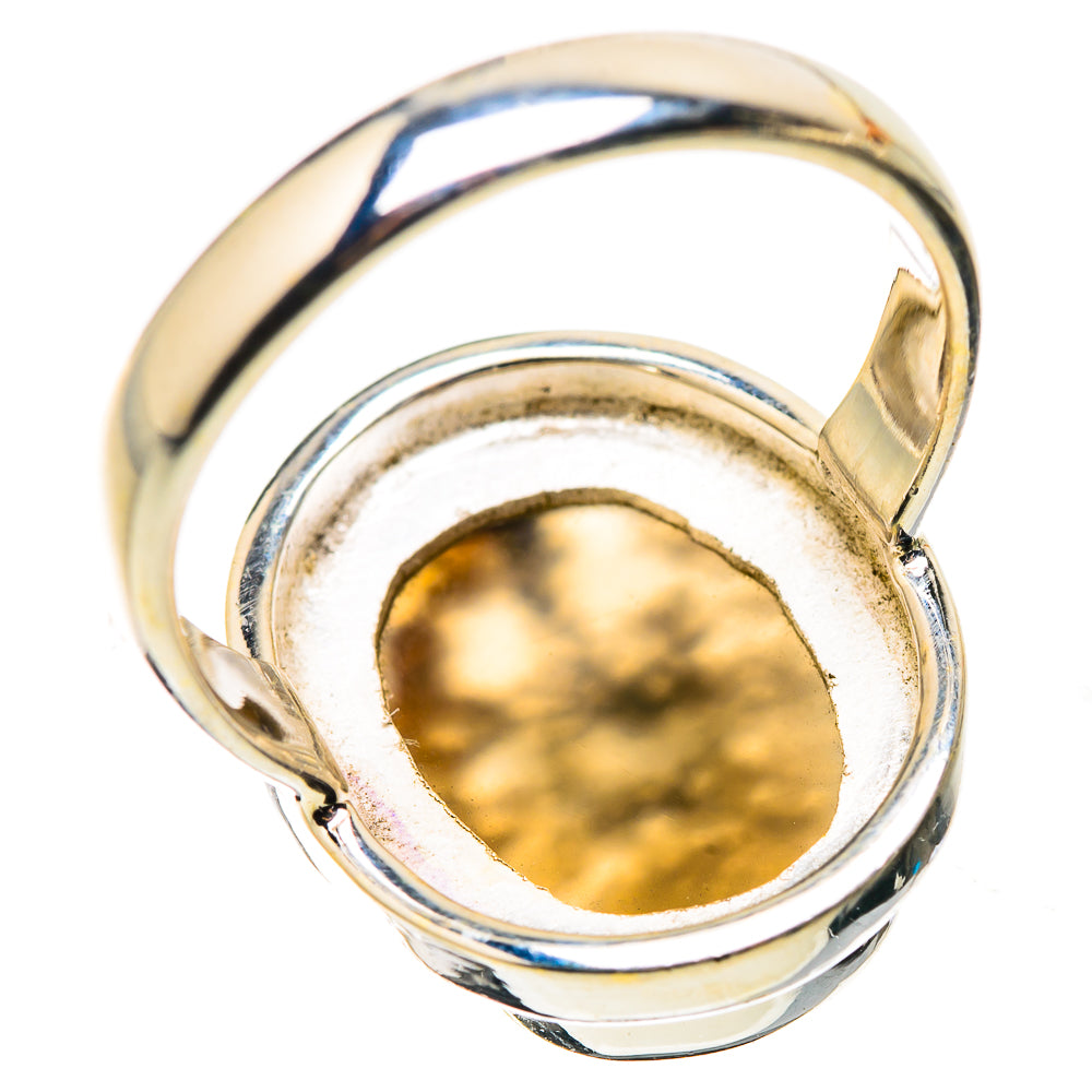 Scenic Dendritic Agate Ring Size 7.75 (925 Sterling Silver) RING134870
