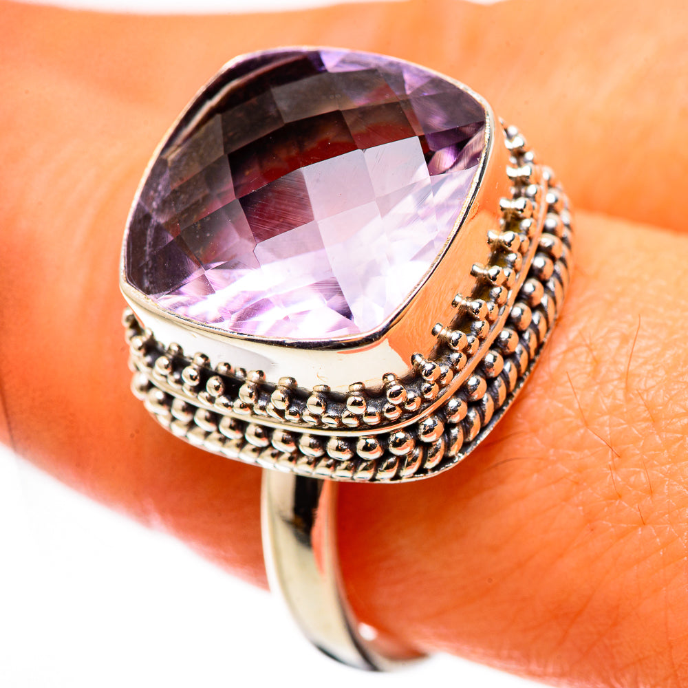 Faceted Amethyst Ring Size 10 (925 Sterling Silver) RING134606