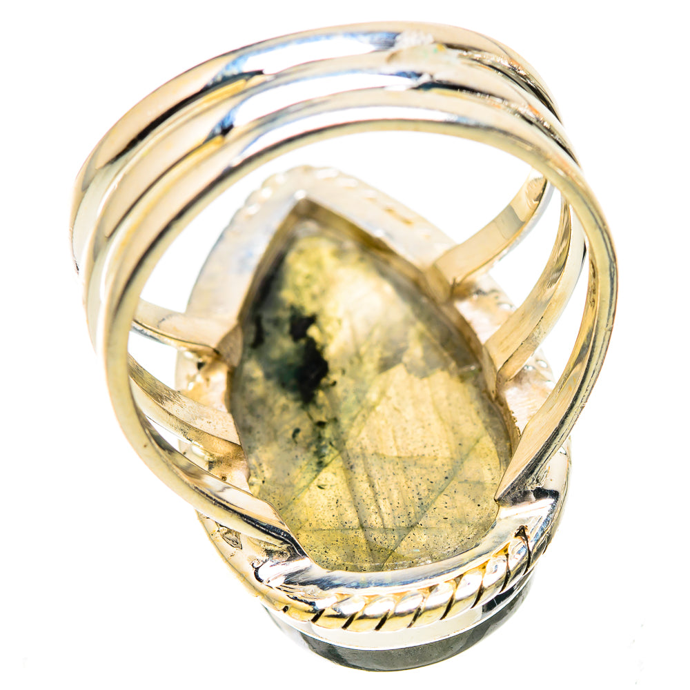 Large Labradorite Ring Size 8 (925 Sterling Silver) RING135552