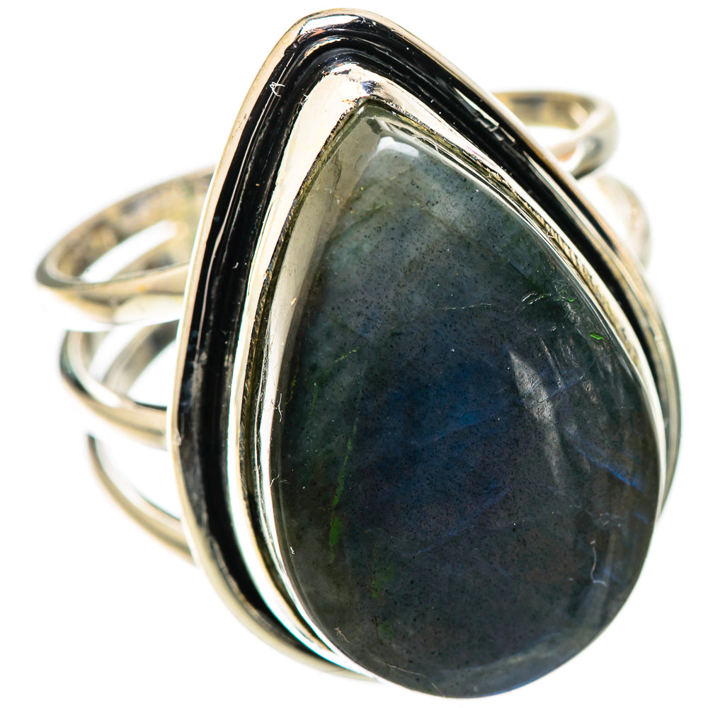 Large Labradorite Ring Size 10 (925 Sterling Silver) RING136102