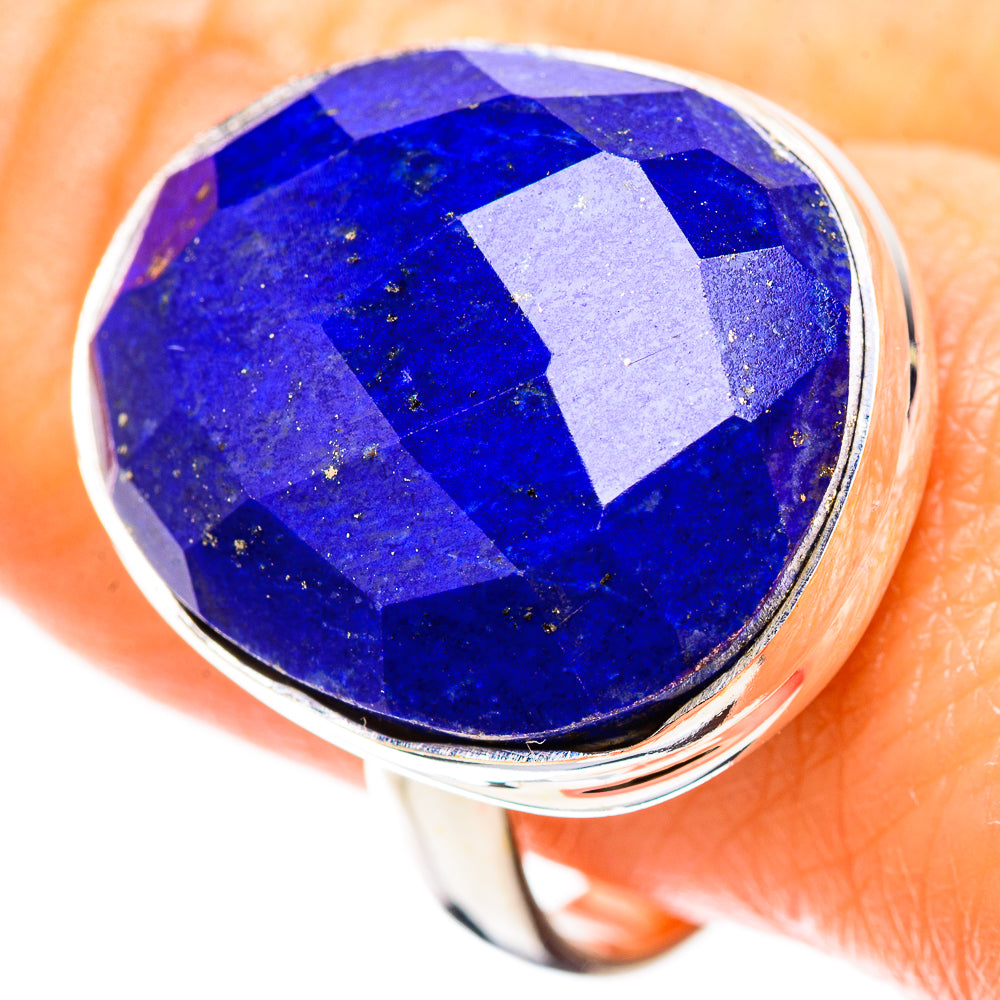 Anasilvercos Lapis Lazuli Ring Size 10 (925 Sterling Silver)